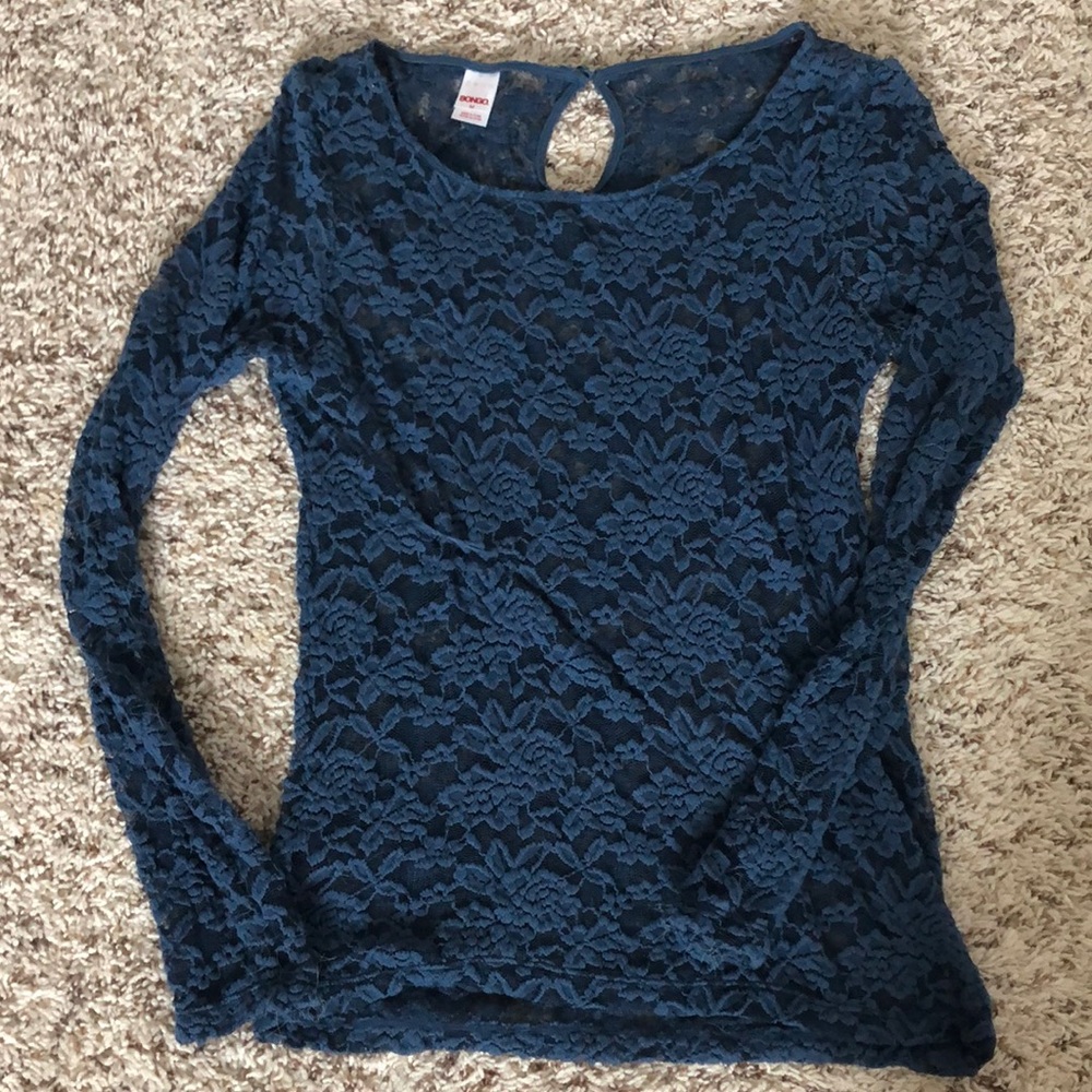 🔴Blue top